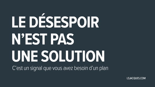 Désespoir